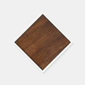 Holzplatte Schlichte Textur Lumber Serviette (Ecke)