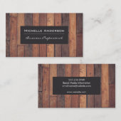 Holzplatten | Holz Visitenkarte (Vorne/Hinten)