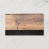 Holzplatten | Sägebürsterhammer Visitenkarte (Rückseite)