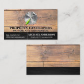 Holzplatten | Sägebürsterhammer Visitenkarte (Vorne/Hinten)