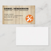 Holzplatten | Schraubendreher-Tools für Schraubend Visitenkarte (Vorne/Hinten)