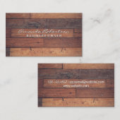 Holzplatten Visitenkarte (Vorne/Hinten)
