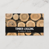 Holzprotokollierung Visitenkarte (Vorderseite)