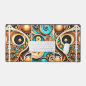 Holzpuzzle Schreibtischunterlage (Tastatur & Maus)