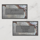 Holzrahmen für die Innengestaltung und den Schrein Visitenkarte (Vorne/Hinten)