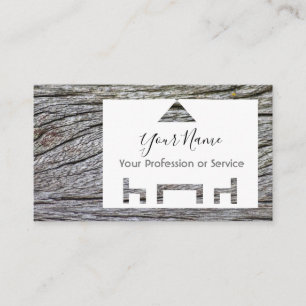 Holzrahmen für Innenarchitektur und Möbel! Bu Visitenkarte