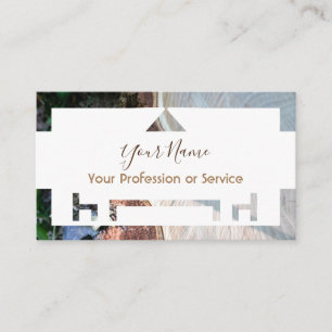 Holzrahmen für Innenarchitektur und Möbel! Visitenkarte