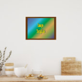 Holzrahmen Phantastisch Fab Foto Spaß Poster (Küche)