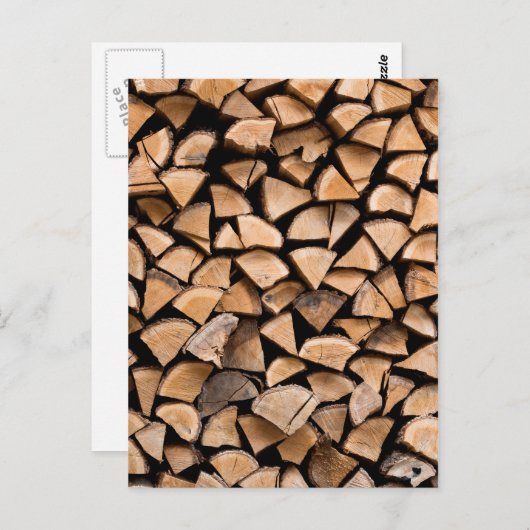 Holzrahmen Postkarte (Vorne/Hinten)