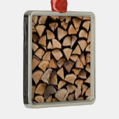 Holzrahmen Silbernes Ornament (Rechts)