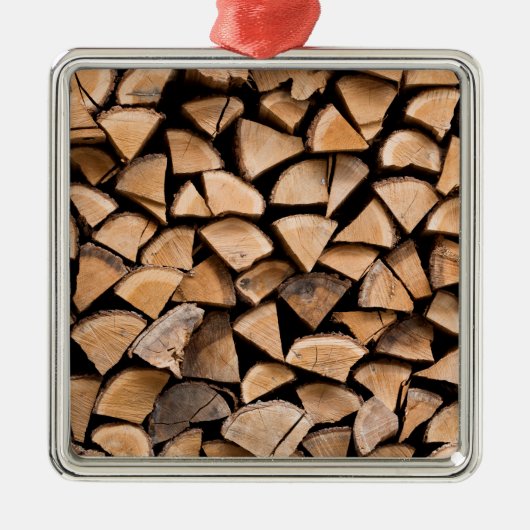 Holzrahmen Silbernes Ornament (Vorne)