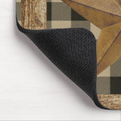 Holzrahmen und Stern Mousepad (Ecke)