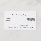 Holzrahmen Visitenkarte (Rückseite)