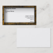 Holzrahmen Visitenkarte (Vorne/Hinten)