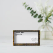 Holzrahmen Visitenkarte (Stehend Vorderseite)