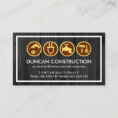 Holzrahmen Visitenkarte (Vorderseite)