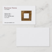 Holzrahmen-Visitenkarte-Schablone Visitenkarte (Vorne/Hinten)