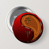 Holzratte Button (Vorne & Hinten)