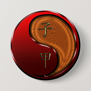 Holzratte Button