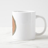 Holzratte Jumbo-Tasse (Rechts)