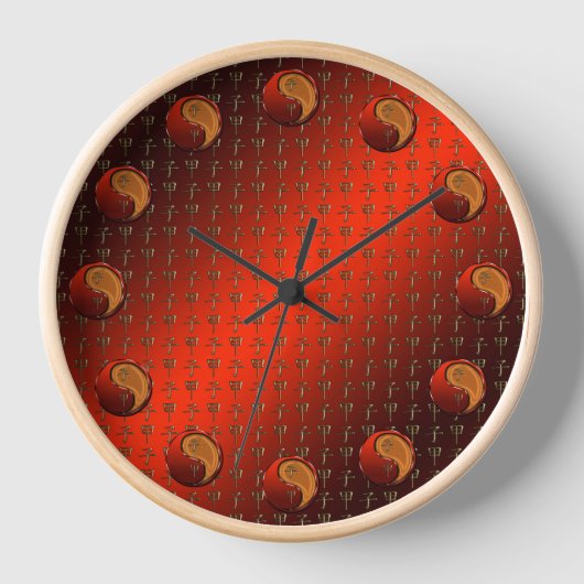 Holzratte Uhr (Vorderseite)