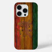 Holzreggae, Reggae, Löwe, Musik Kunst Case-Mate iPhone Hülle (Rückseite)