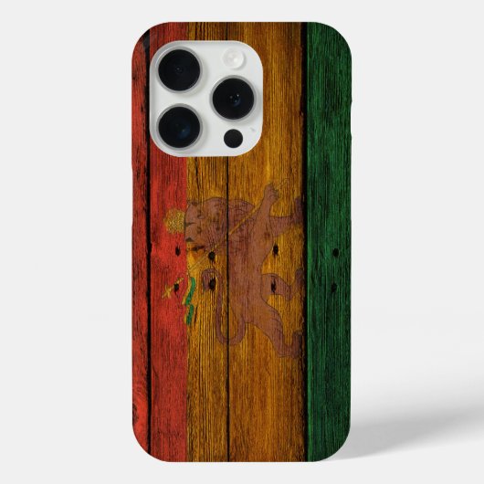 Holzreggae, Reggae, Löwe, Musik Kunst Case-Mate iPhone Hülle (Rückseite)