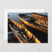 Holzrohboote - Derwentwater, Lake District Postkarte (Vorne/Hinten)