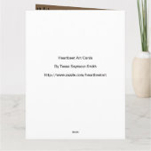 HOLZROOSTER BIRTHDAY KARTE (Rückseite)