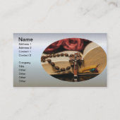 Holzrosary mit Jesus am Kreuz Visitenkarte (Vorderseite)