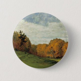 Holzsammler am Rande des Waldes Button