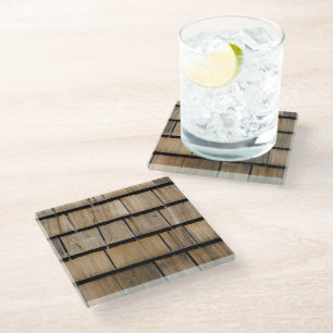 Holzschale Glasuntersetzer