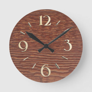 Holzschalluhr Runde Wanduhr