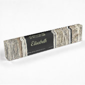 Holzschild Namensplakette