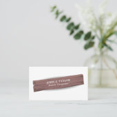 Holzschild, Schreiner, Schreiner Visitenkarte (Stehend Vorderseite)