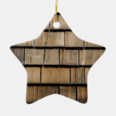 Holzschindel Keramikornament (Vorne)
