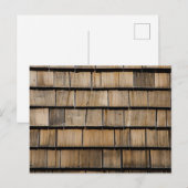 Holzschindel Postkarte (Vorne/Hinten)