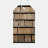 Holzschindeln Geschenkanhänger (Vorderseite)