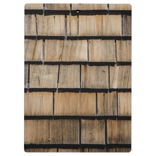 Holzschindeln Klemmbrett (Rückseite)