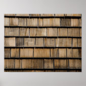 Holzschindeln Poster (Vorne)