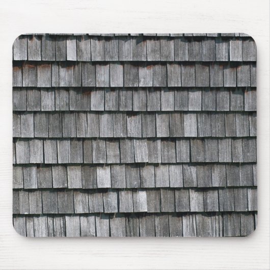 Holzschindeln Schindeln wood shingles Mousepad (Vorne)
