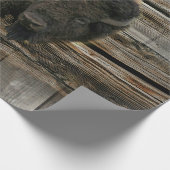 Holzschläger Geschenkpapier (Ecke)
