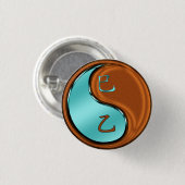 Holzschlange Button (Vorne & Hinten)