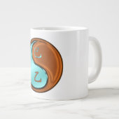 Holzschlange Jumbo-Tasse (Vorderseite Rechts)