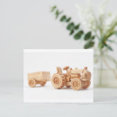 Holzschlepper Postkarte (Stehend Vorderseite)