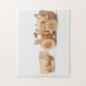 Holzschlepper Puzzle (Vertikal)