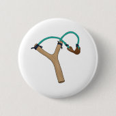 Holzschleuder Button (Vorderseite)