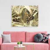 Holzschmetterlingskanvas drucken leinwanddruck (Insitu (Wohnzimmer))