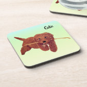 Holzschmuck Getränkeuntersetzer (Linke Seite)