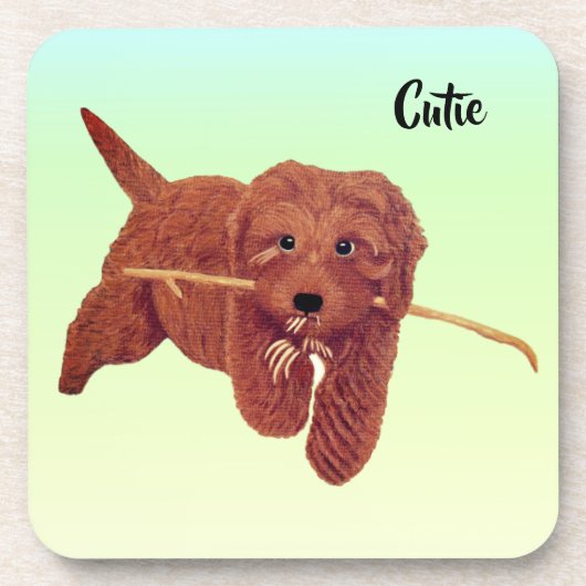 Holzschmuck Getränkeuntersetzer (Vorderseite)